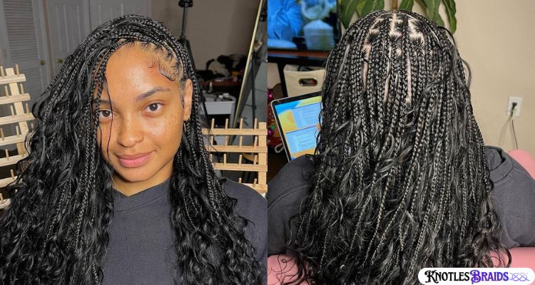 Goddess Knotless Braids