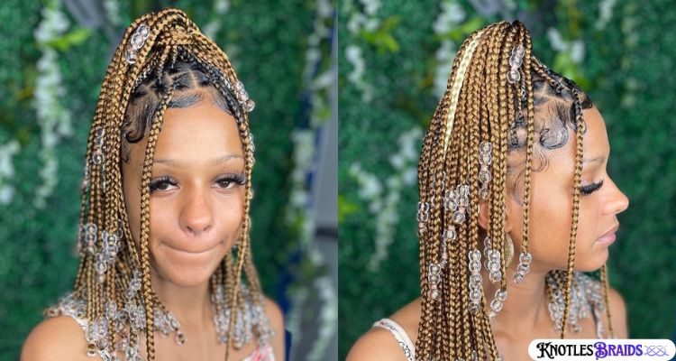 Knotless Braids with Beads