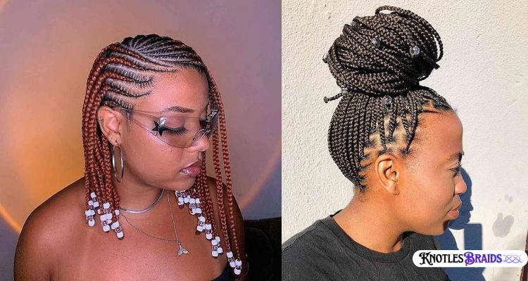 Beaded Lemonade Knotless Braids