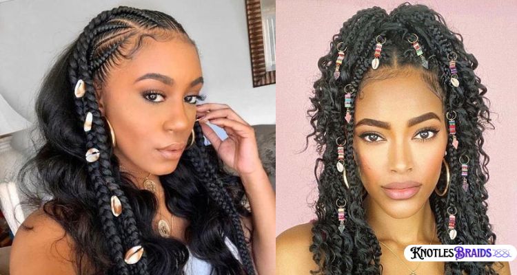  Bohemian Braids with Shells