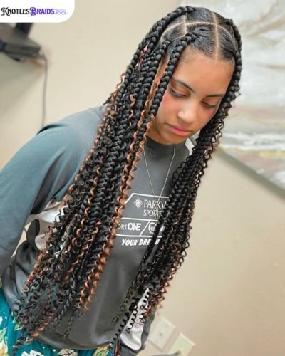 Bohemian Jumbo Knotless Braids